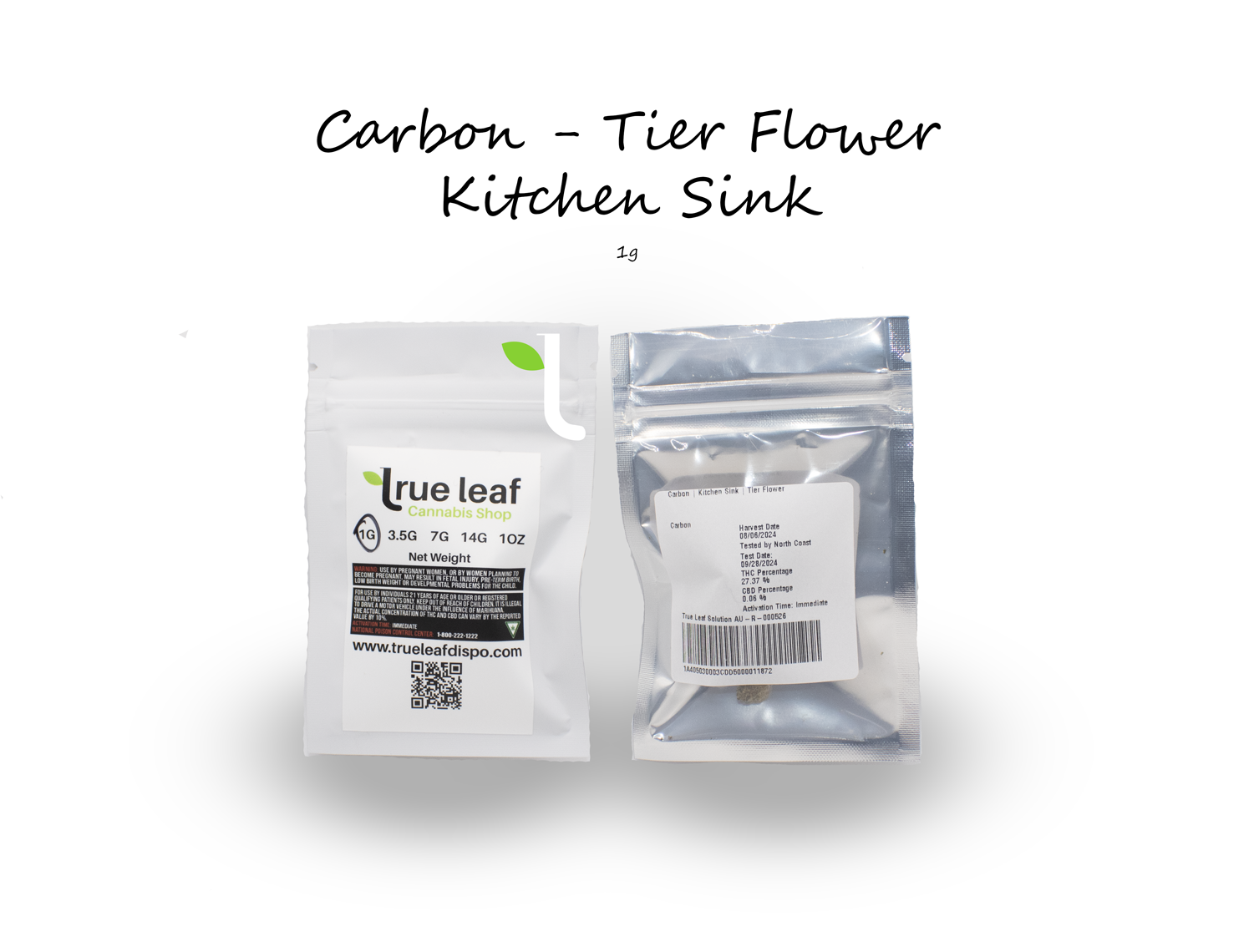 Photograph of product: Carbon | Kitchen Sink | Tier Flower - 1g