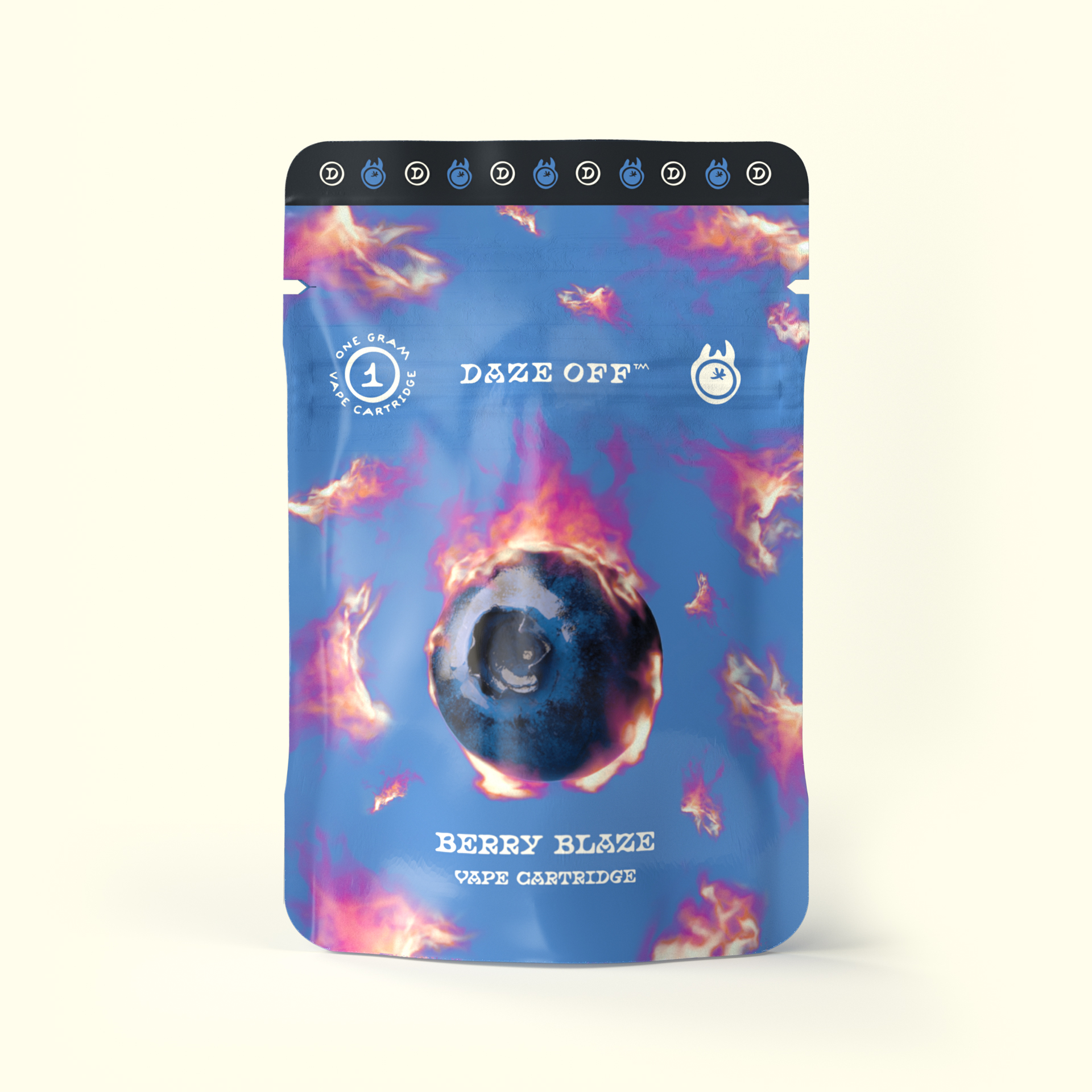 Photograph of product: Daze Off - Vape Cart - Berry Blaze