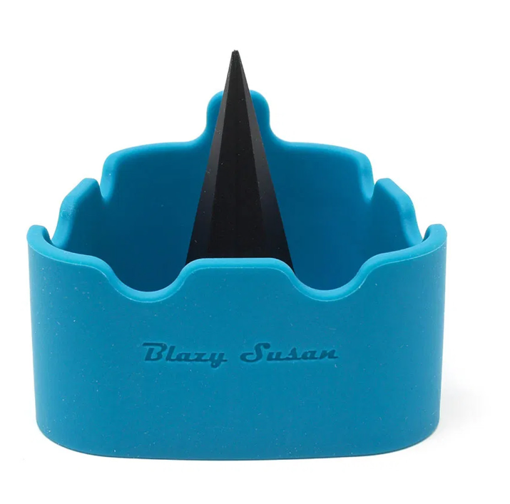 Photograph of product: Ashtray | Blazy Susan I Silicon Ashtray with Debowler [Teal]