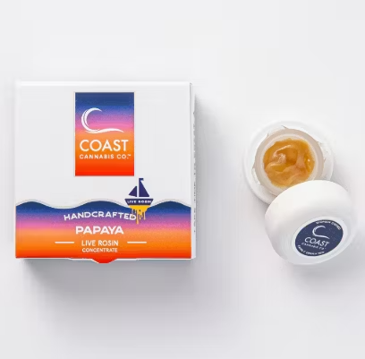 Photograph of product: Coast | Papaya - Live Rosin