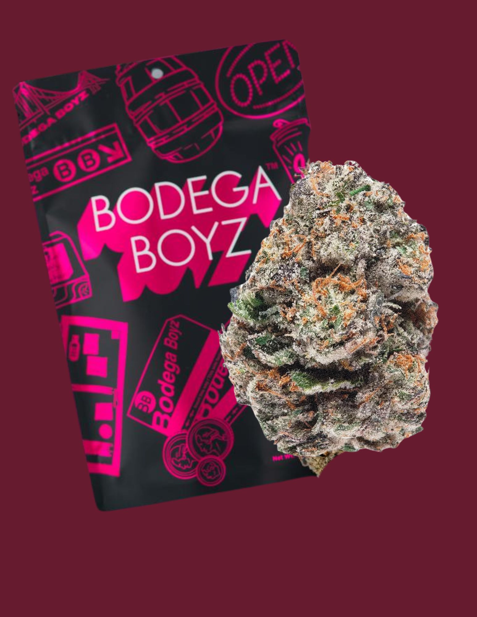 Photograph of product: Bodega Boyz | 3.5g | Flower Bag Gushers