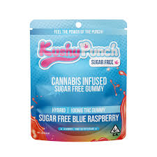 Photograph of product: Sugar Free Blue Raspberry 100mg Gummies