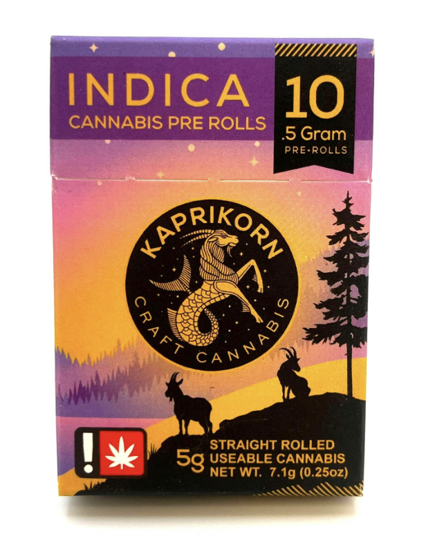 Photograph of product: Kaprikorn Pre-Roll 10pk | Grape Gasoline (I)/Cherry Dosi(I)