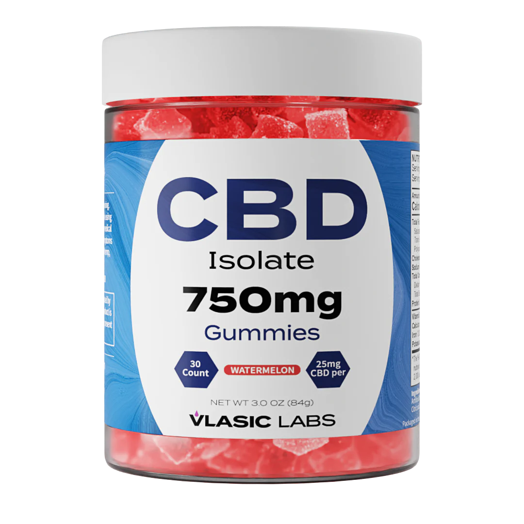 Photograph of product: CBD Isolate Gummies - Watermelon