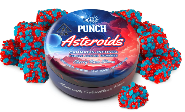 Photograph of product: Punch Extracts | Cherry Razz Storm Asteroids | 100mg