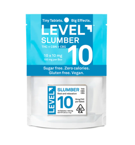 Photograph of product: Level 10 Slumber Thc/Cbn/Cbg 100mg   100 Mg