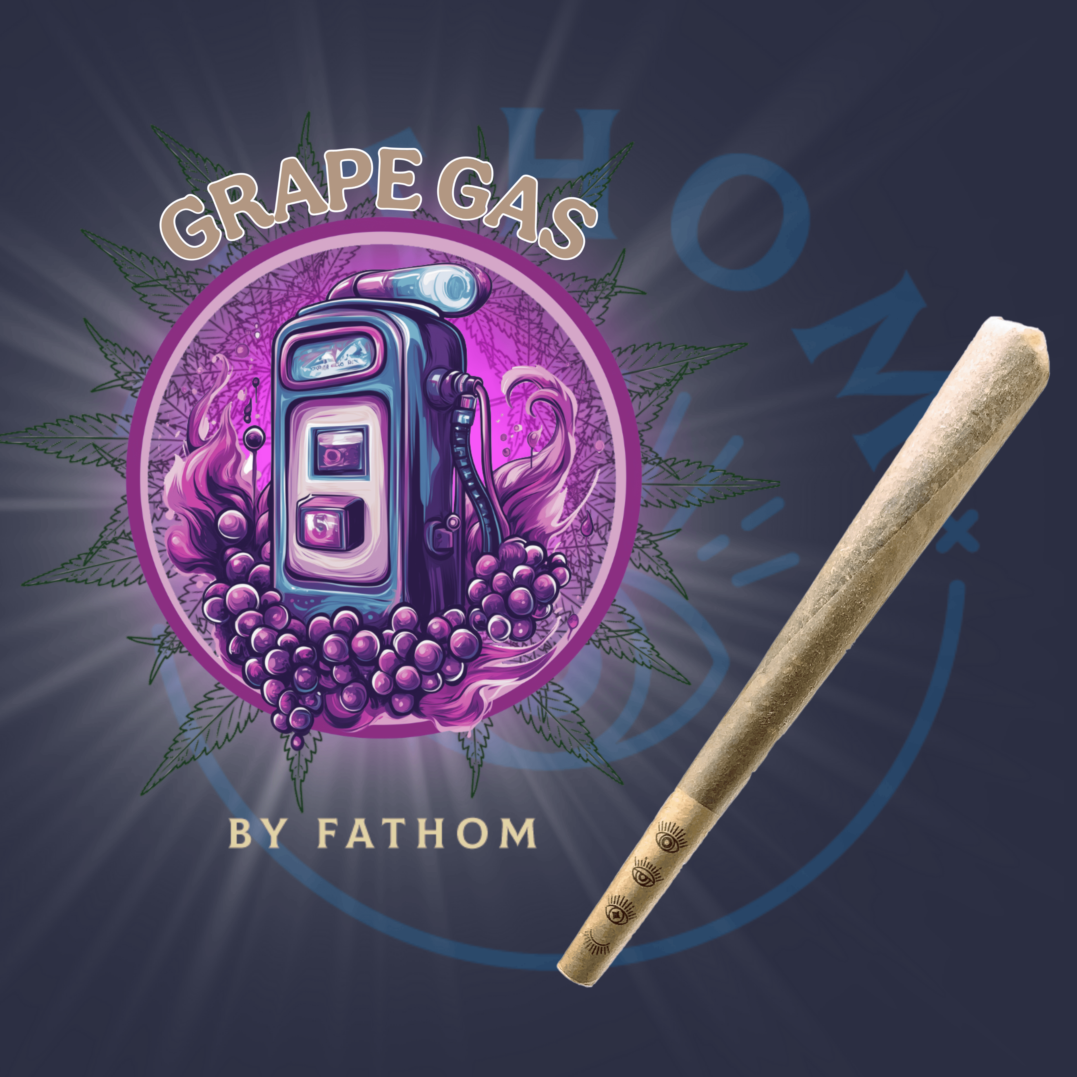 Photograph of product: Fathom Oui'd | Grape Gas Pre-Roll | 1.0g