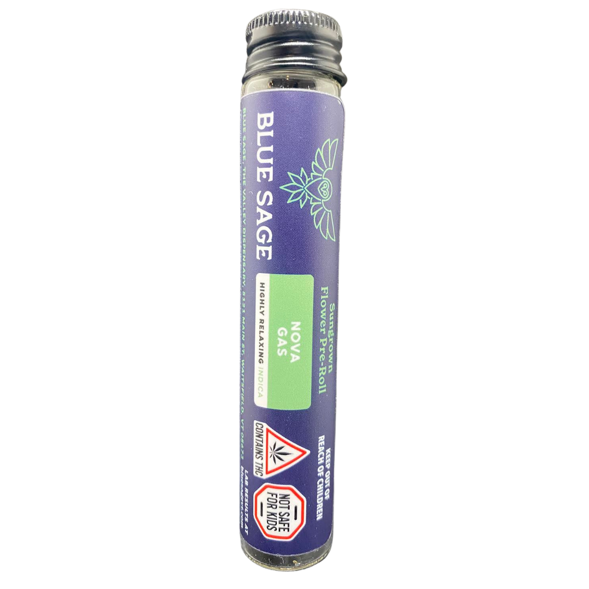 Photograph of product: Blue Sage - Sungrown Duck Walkers PreRoll 2 Pack - Strawberry Cheesecake
