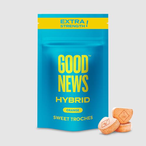 Photograph of product: Orange Troches | 10ct/50mg