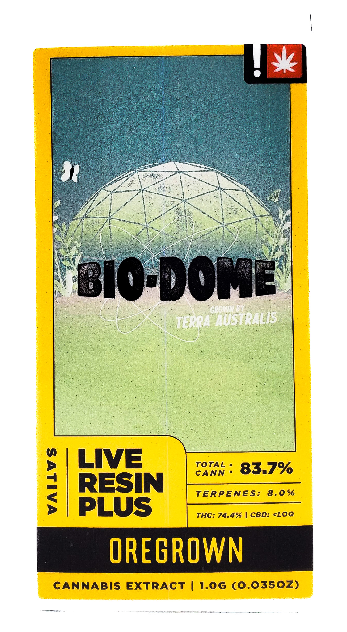 Photograph of product: Oregrown | Live Resin+ Cart 510 | Bio Dome