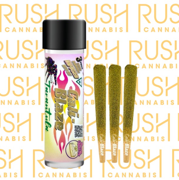 Photograph of product: Cali Blaze Banana Cream Pie Liquid Diamonds Tarantula 3 pack 3g