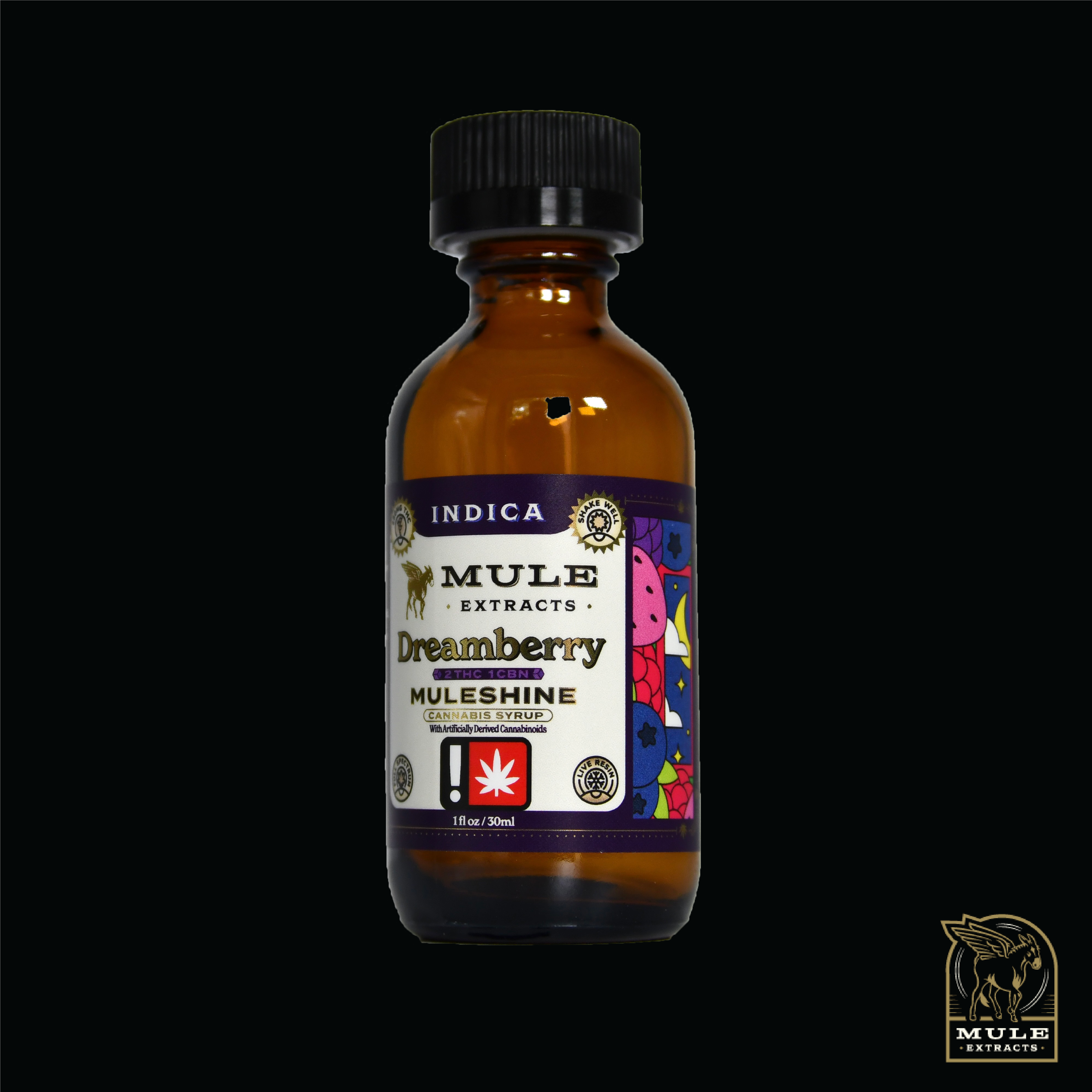 Photograph of product: 250mg Dreamberry CBN 2:1 Muleshine (Oui'd)