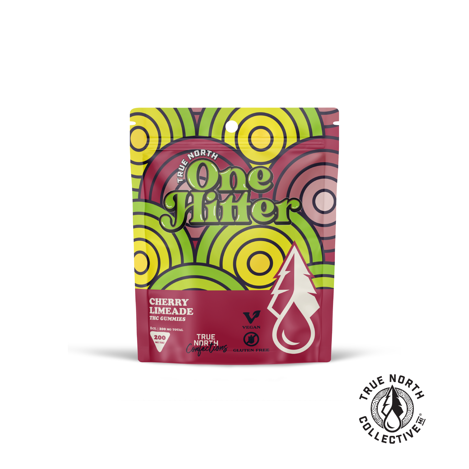 Photograph of product: One Hitter - Cherry Limeade Gummy - 200mg