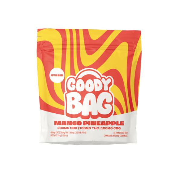 Photograph of product: Gummy Mango Pineapple 2:1:1 (CBD:TH-oui:CBG) [5pk] | 100mg
