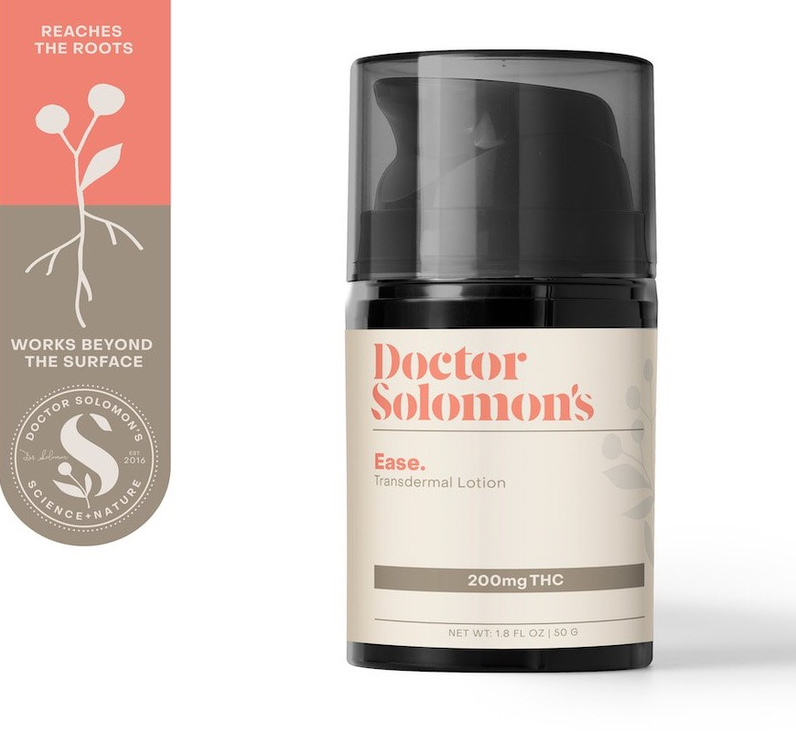 Photograph of product: Ease Transdermal [200mg TH-oui] Lotion || Dr Solomon's