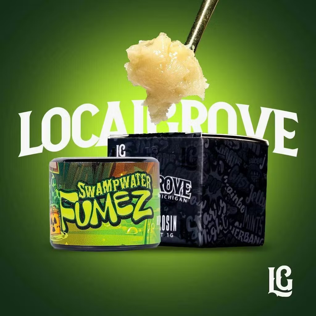 Photograph of product: Local Grove: Swamp Water Fumez Live au chocolat Rosin 1G
