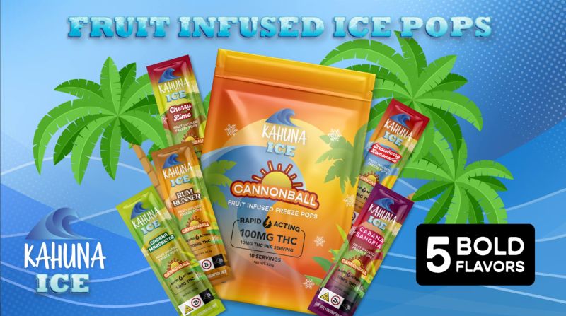 Photograph of product: Kahuna Ice | Freeze Pops
