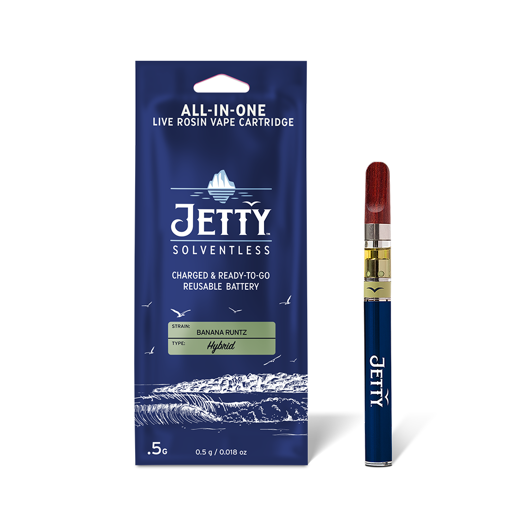 Photograph of Product: Banana Runtz Solventless All-in-One Vape Pen