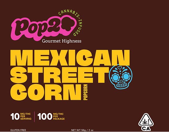 Photograph of product: Mexican Street Corn Popcorn 100mg - Retail