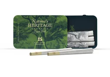 Photograph of product: Lemon Cherry Gelato - Pre-Roll 5pk - Nature's Heritage