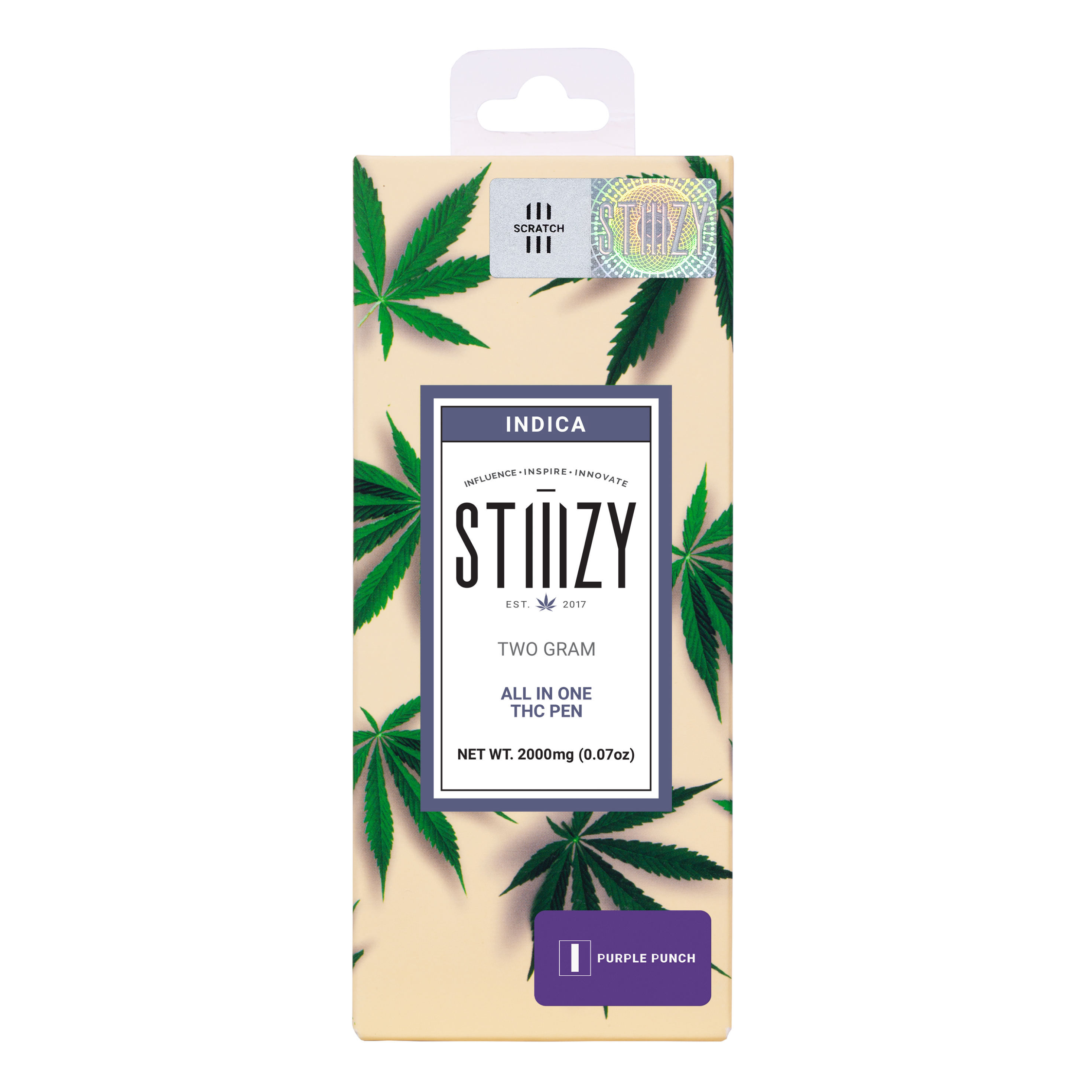 Photograph of product: Stiiizy - AIO Distillate - Purple Punch (I) (2.0g)