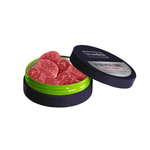 Photograph of product: Haze x Mudd Brothers | Live Rosin Gummies | Exotic Berry (I) | 10pk/100mg