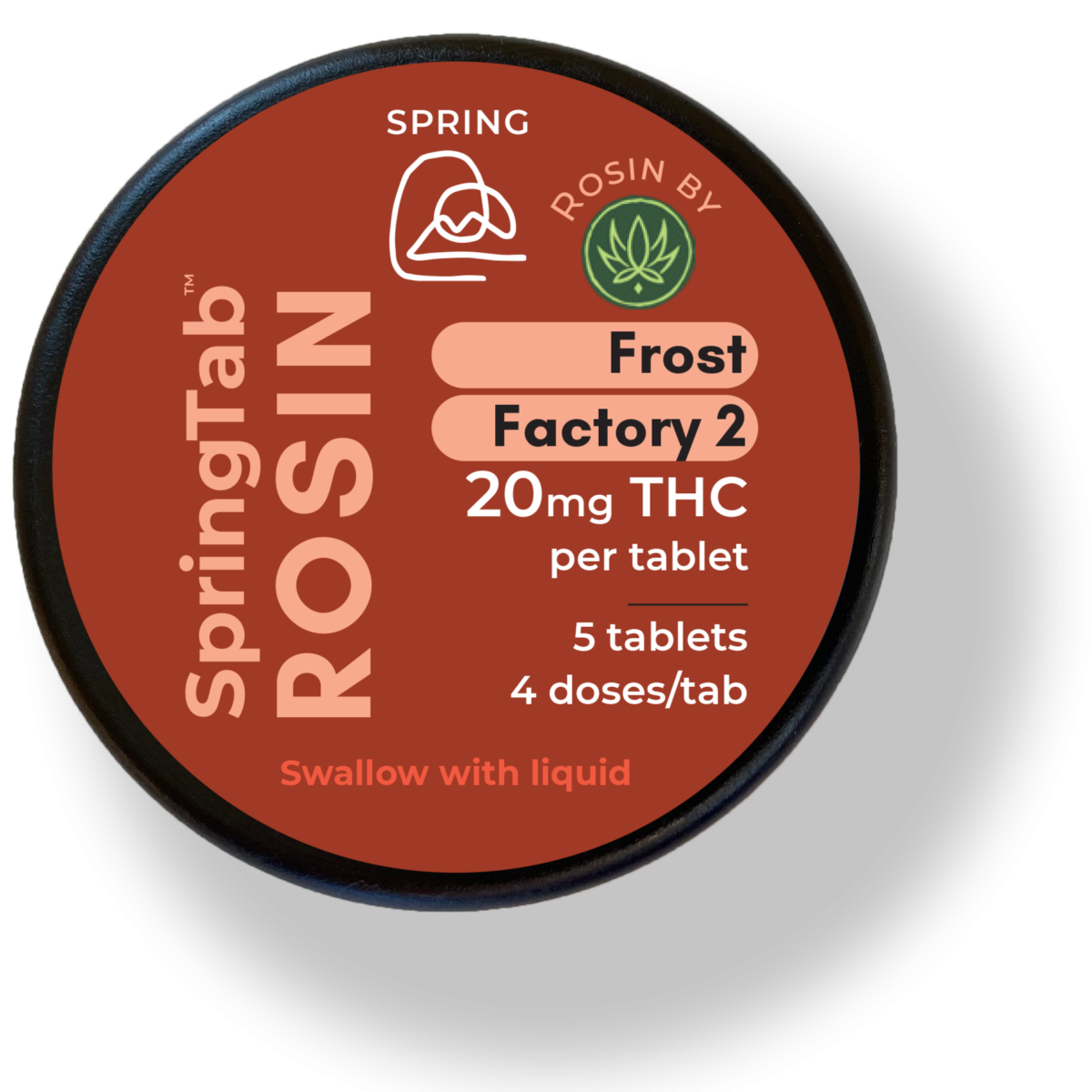 Photograph of product: SpringTab ROSIN: Peking Duck: 100mg | 5 x 20mg Tablets