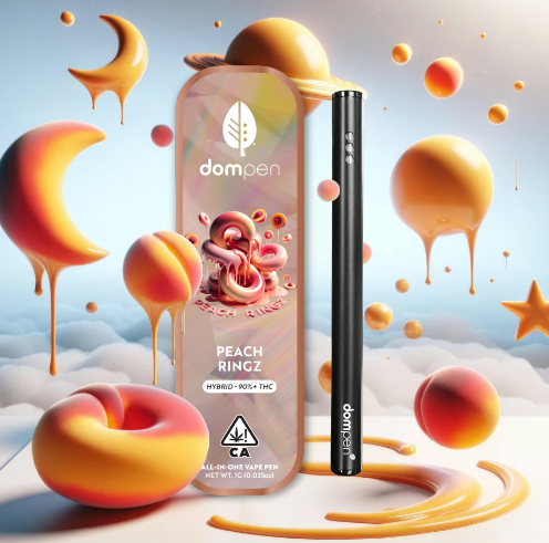 Photograph of product: PEACH RINGZ 1G