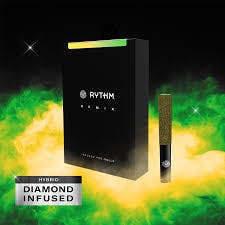 Photograph of product: Rythm Remix - Pineapple Express - 5pk Infused Pre Rolls - 2.5g