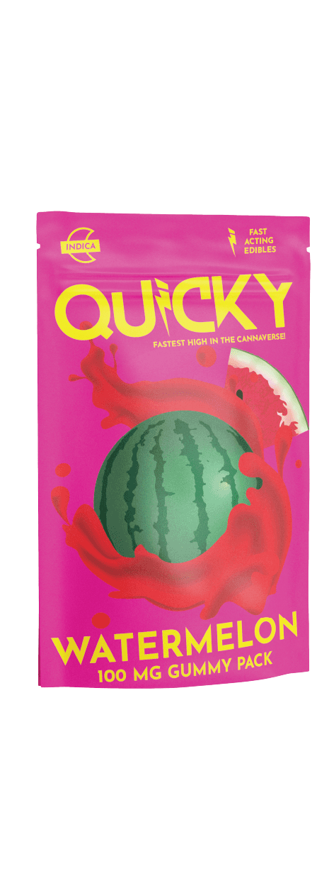 Photograph of product: 100mg | Quicky Watermelon | Gummies