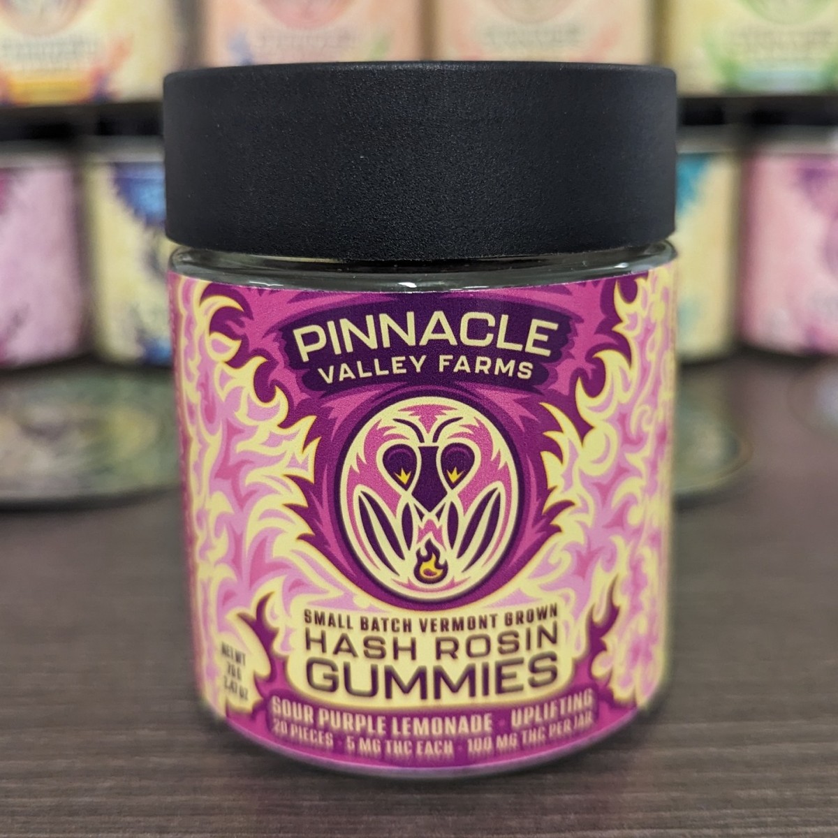 Photograph of product: Rosin Gummies | Oui'd | Purple Lemonade | 20-pack