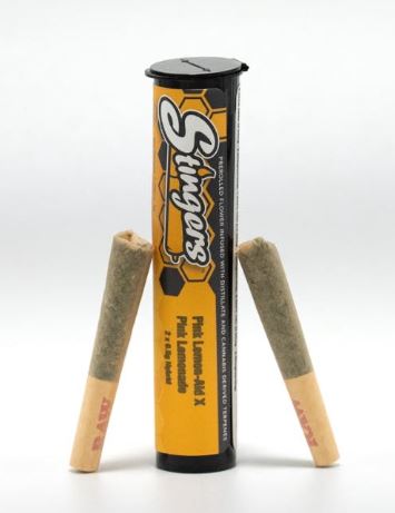 Photograph of product: Acapulco Gold x Burning Man | 0.5g Infused Pre-Rolls | 2pk
