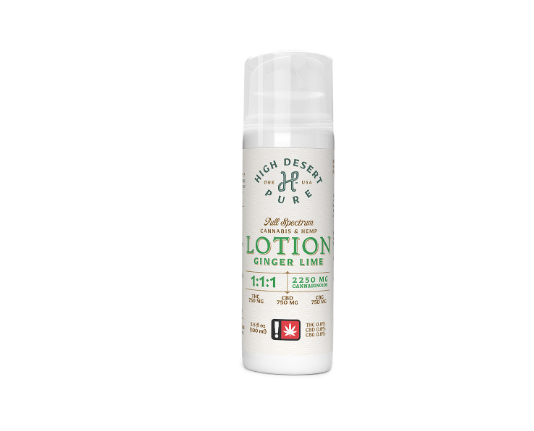 Photograph of product: High Desert Pure - Clinical Strength 1:1: inger Lime Lotion