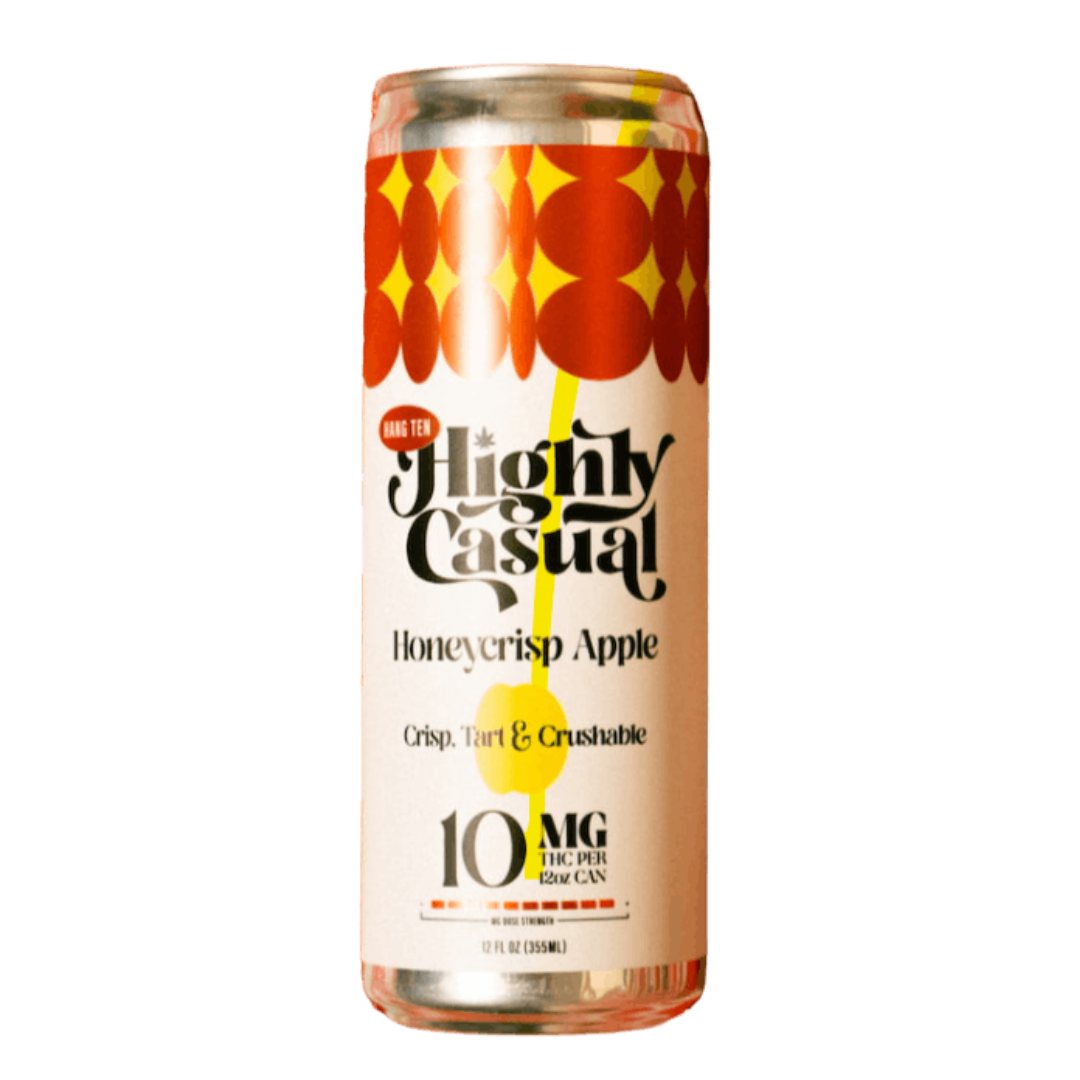 Photograph of product: Highly Casual - 10mg Seltzer - Honeycrisp Apple