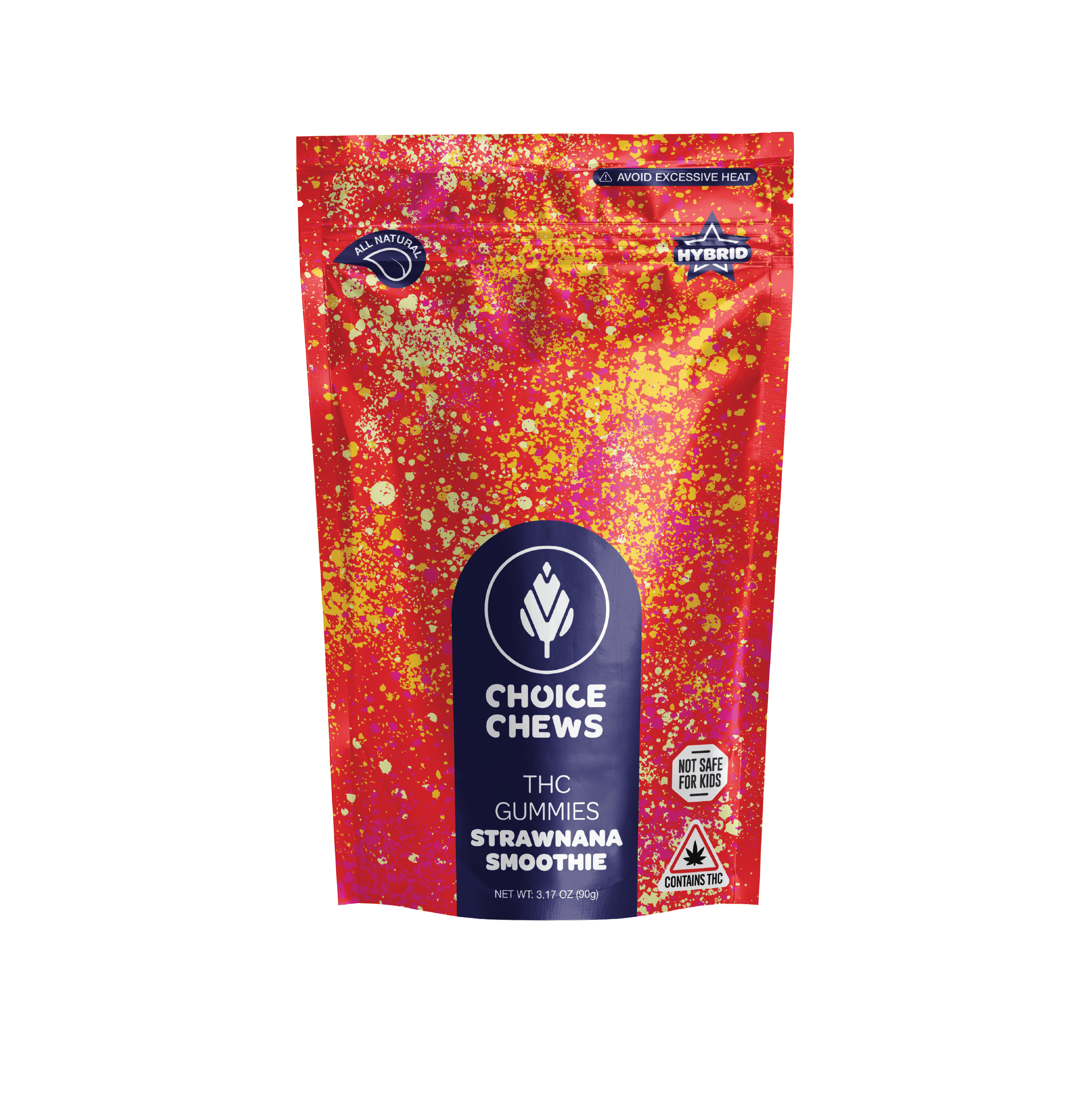 Photograph of product: Golden Mango Gummies - 100mg TH-oui - 10 Pack