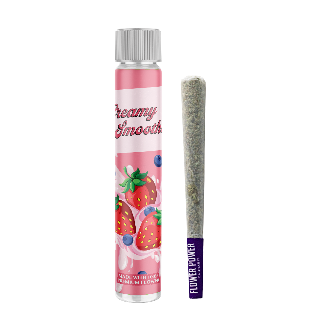Photograph of product: Flower Power | Creamy Smoothie Pre-Roll | 1g