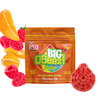 Photograph of product: BIG RSO Raspberry Orange single gummy