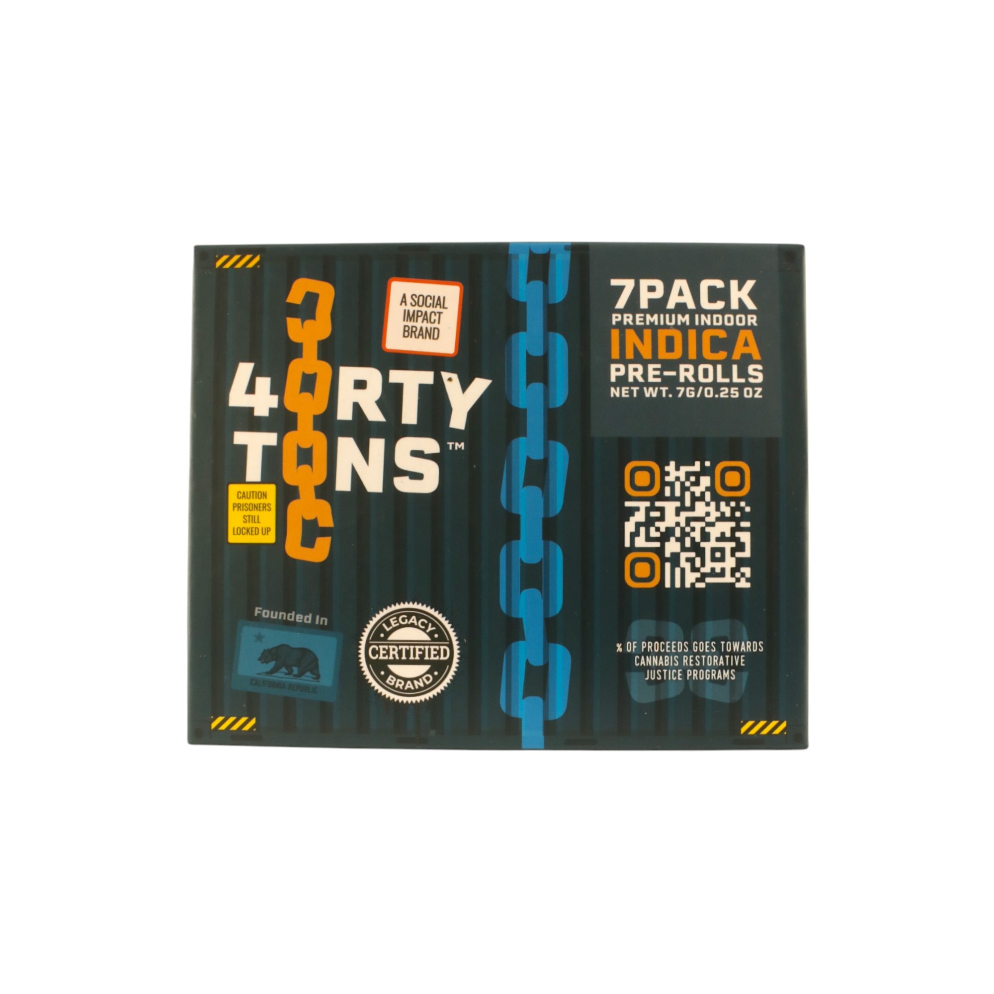 Photograph of product: 40 Tons Premium Indoor 7pk Oui'd Prerolls