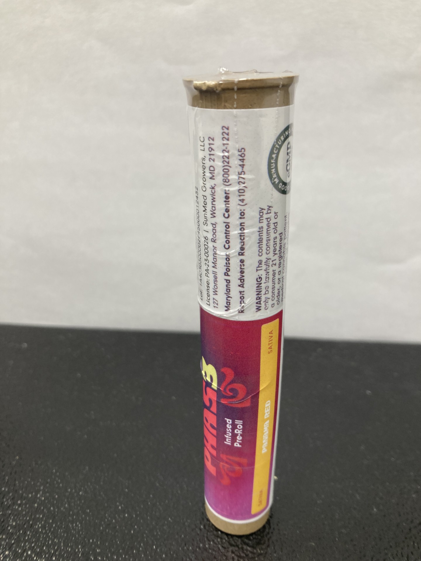 Photograph of Product: Panama Red Diamond Duster Infused Preroll 1g