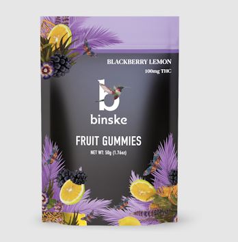 Photograph of product: Binske | Blackberry Lemon (H) | 10mg  x 10ct Gummies