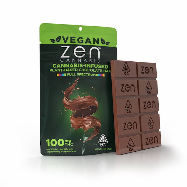 Photograph of product: Vegan Chocolate 100mg - 