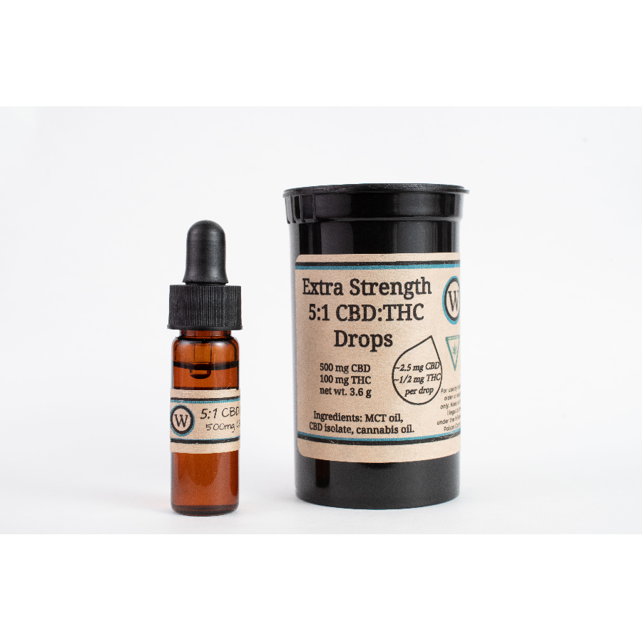 Photograph of product: TH-oui Drops | 5:1 /100mg CBD/TH-oui