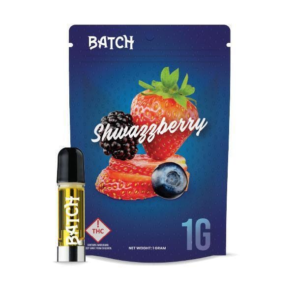 Photograph of product: Batch Shwazzberry Cartridge 1g - 1g