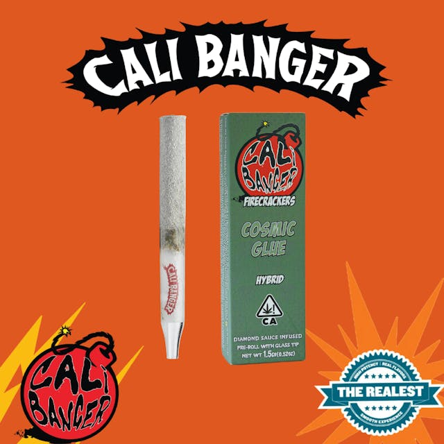 Photograph of product: Cosmic Glue | 1.5g Infused Preroll - 