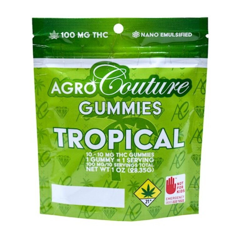 Photograph of product: Agro Couture - Tropical Gummies 10pk