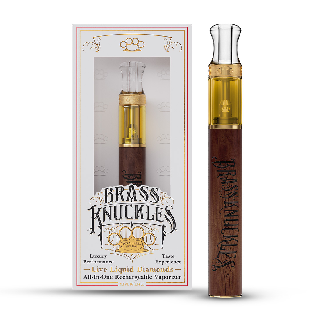 Photograph of product: Brass Knuckles - Acapulco Gold Live Diamonds Disposable 1g | 4/$100