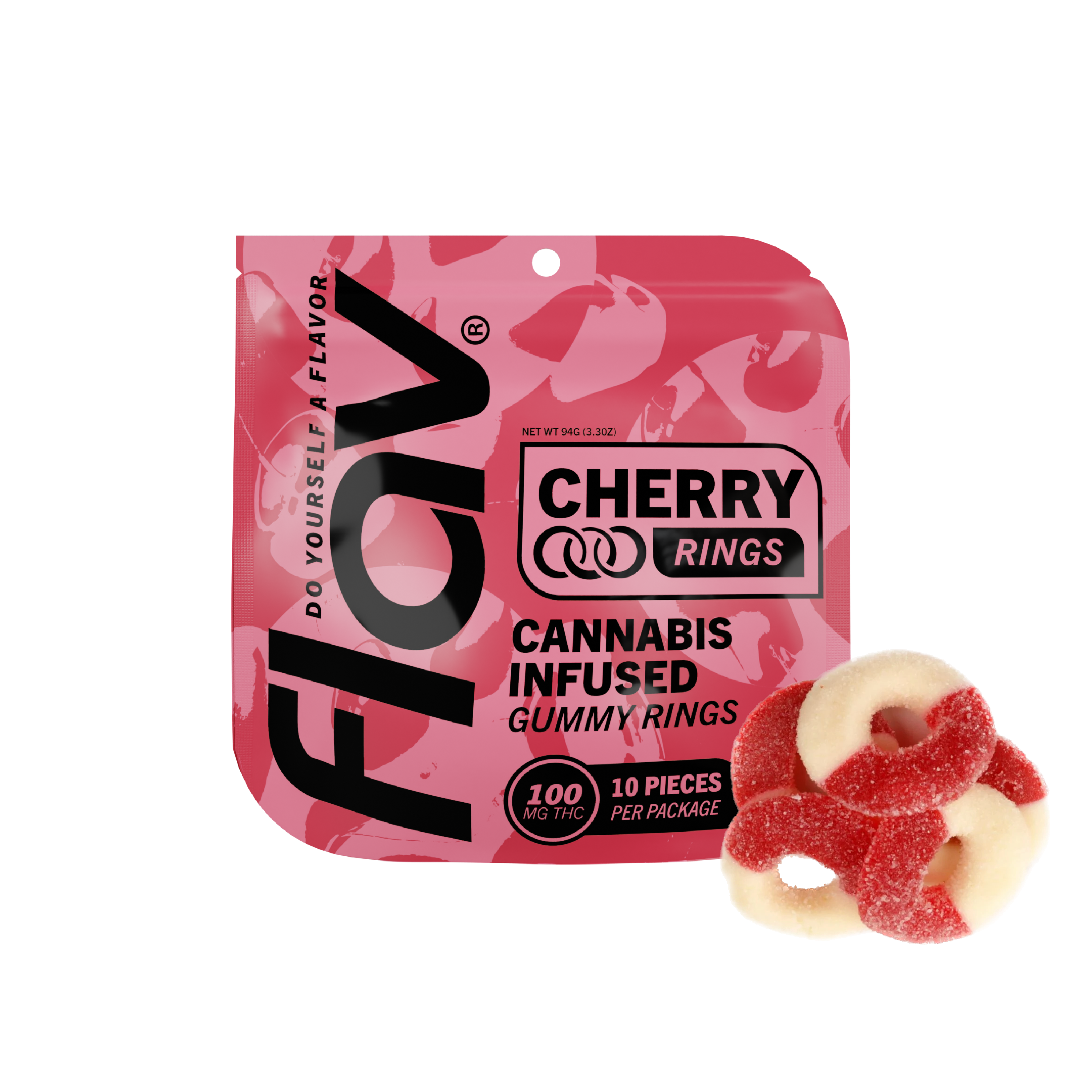 Photograph of product: Cherry Sour Rings