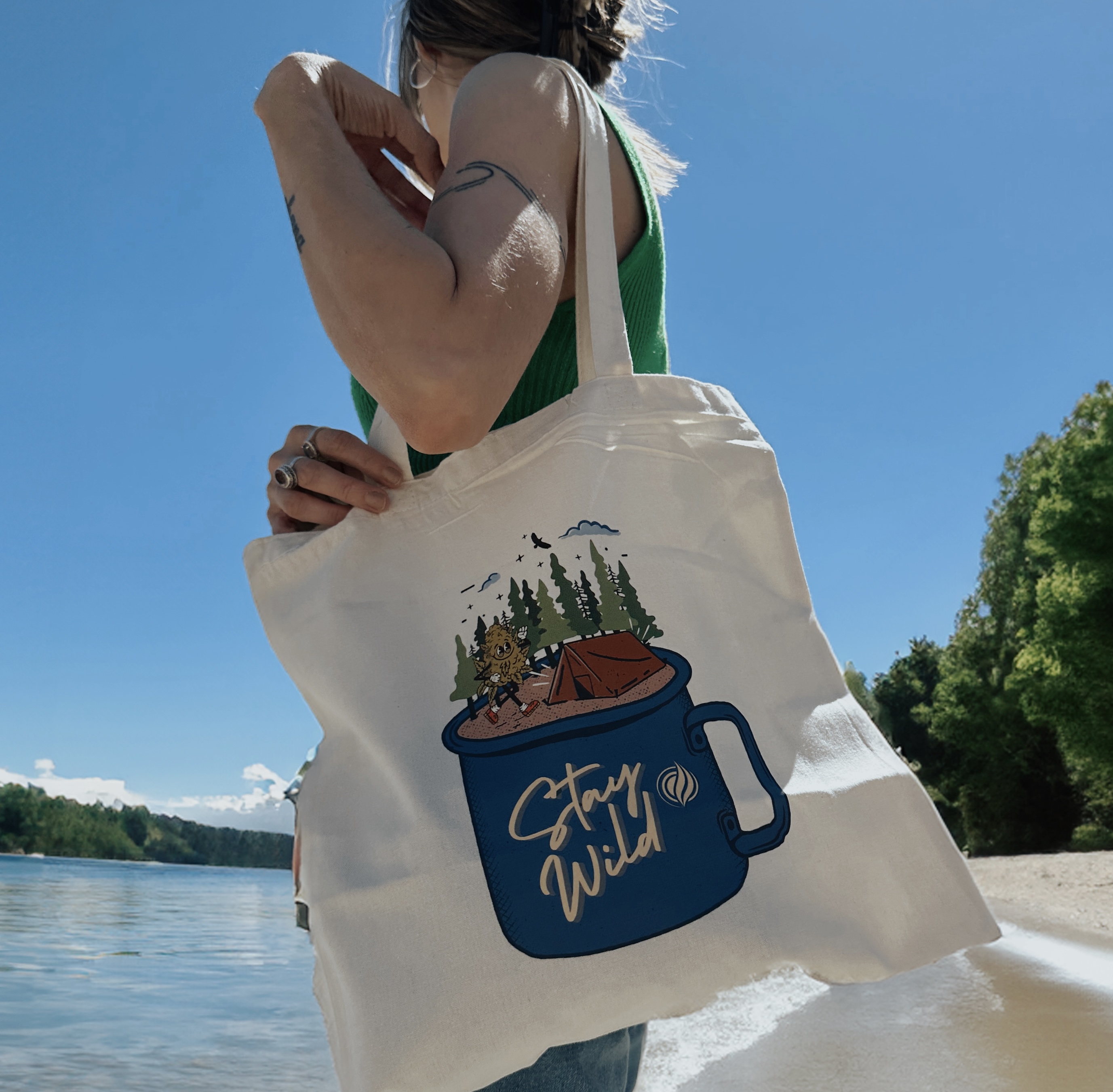 Photograph of product: Verdes Balloon Tote Bag