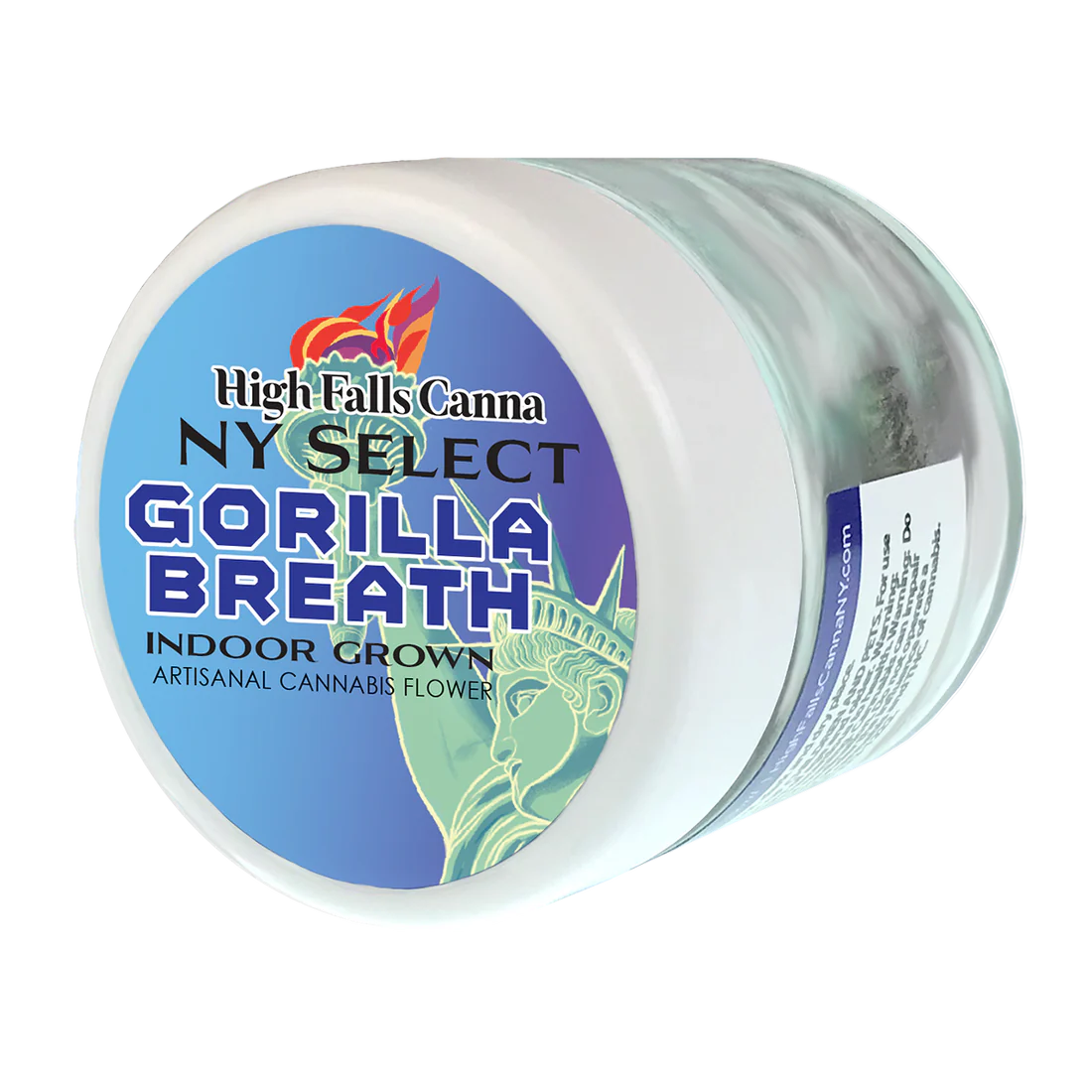 Photograph of product: High Falls Flower Gorilla Breath 17.7% TH-oui Hybrid 7g