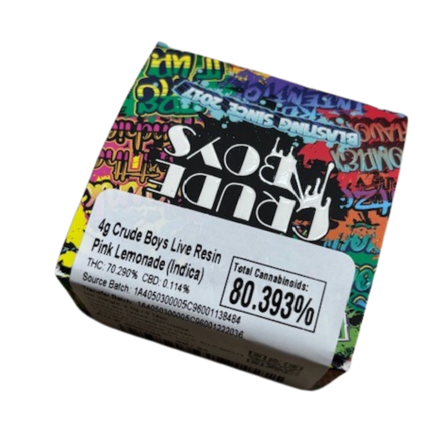 Photograph of product: Crude Boys - Pink Lemonade Live Resin